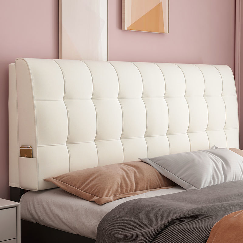 W5R床头靠垫靠背软包床靠垫防撞靠背垫大靠背自粘套罩海绵可拆洗