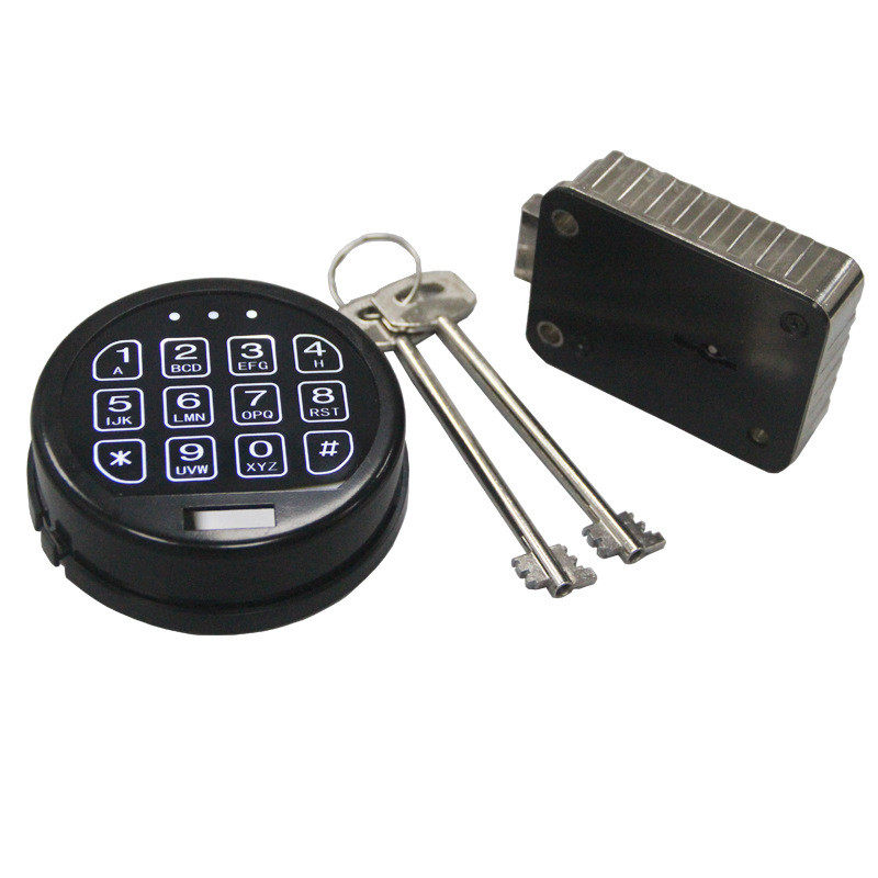 保险柜电子密码锁T10触屏方舌自动伸缩配应急钥匙