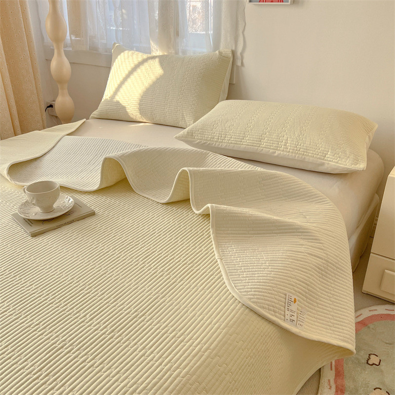 2024新款热款床盖印花全棉夹棉多功能床垫-花型