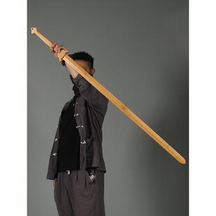 木剑实木质苗剑大宝剑全竹长剑武术训练习表演单双手剑道太极唐剑