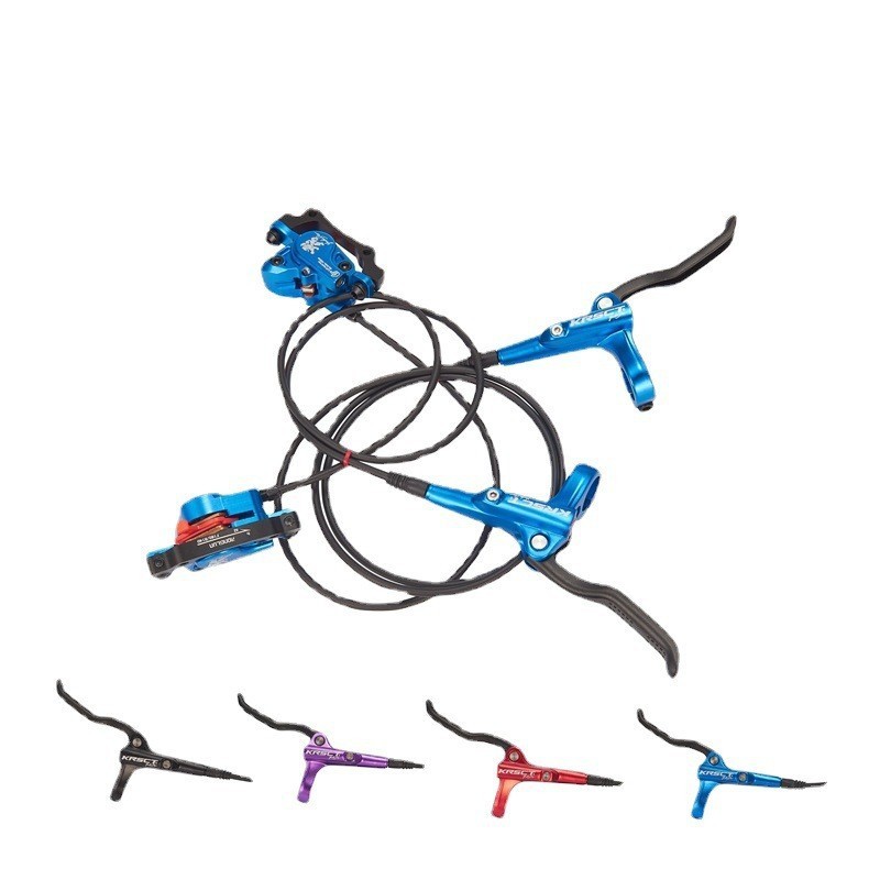 KRSEC山地自行车油刹车器套装轻量化双边制动双活塞通用油压碟刹