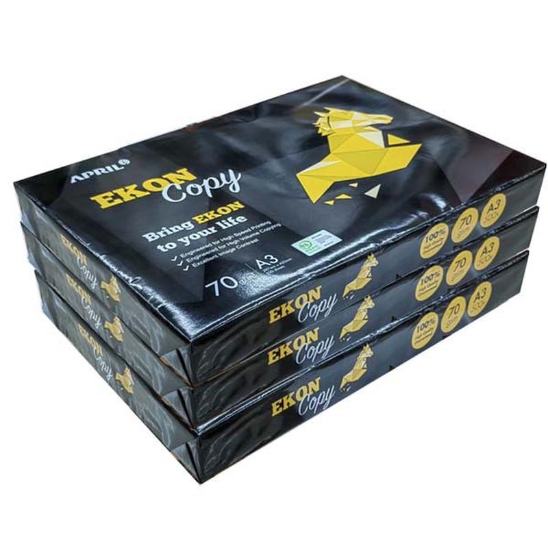 亚太森博70G黑马复印纸 A3包/箱  5箱起售