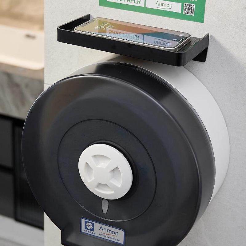 酒店商用大卷纸盒壁挂式公共厕所纸巾卫生间厕纸盒免打孔大盘纸盒