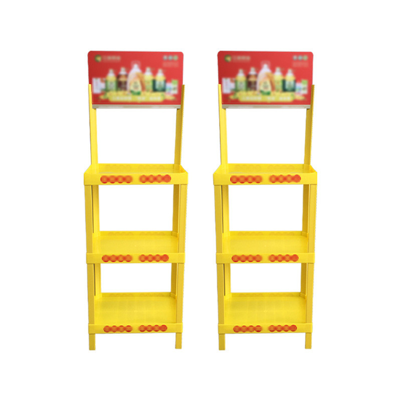 多功能爱货源超市厂家置物塑料展架接受定 制现货塑料货架批发