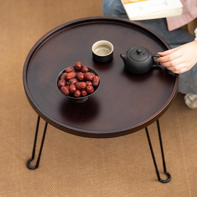 超桌折叠休闲桌户外便携式迷你竹制桌子帐篷野营小茶几茶桌飘窗桌
