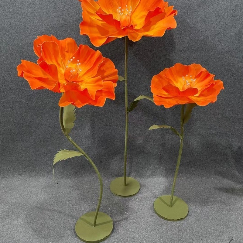 路引花泡沫花婚庆仿真花婚礼eva场景布置橱窗装饰摆件手工成品花