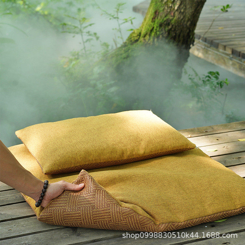 双面打坐垫  南怀瑾先生设计款木棉打坐拜垫禅修垫七支坐法静坐垫,居家布艺,椅垫,淘宝优惠券,粉丝福利购,淘宝优惠卷