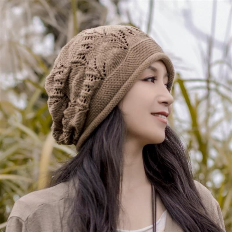 Balaclava Women's Knitted Hat ScDarf Caps Neck Warmer Winter