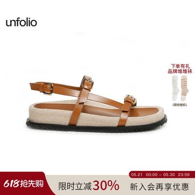 unfolio勃肯凉鞋沙滩鞋
