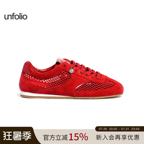 unfolio系带低帮运动鞋休闲鞋