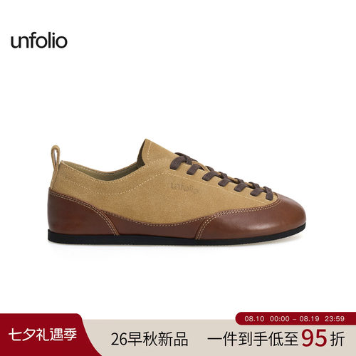 unfolio平底系带时装运动鞋