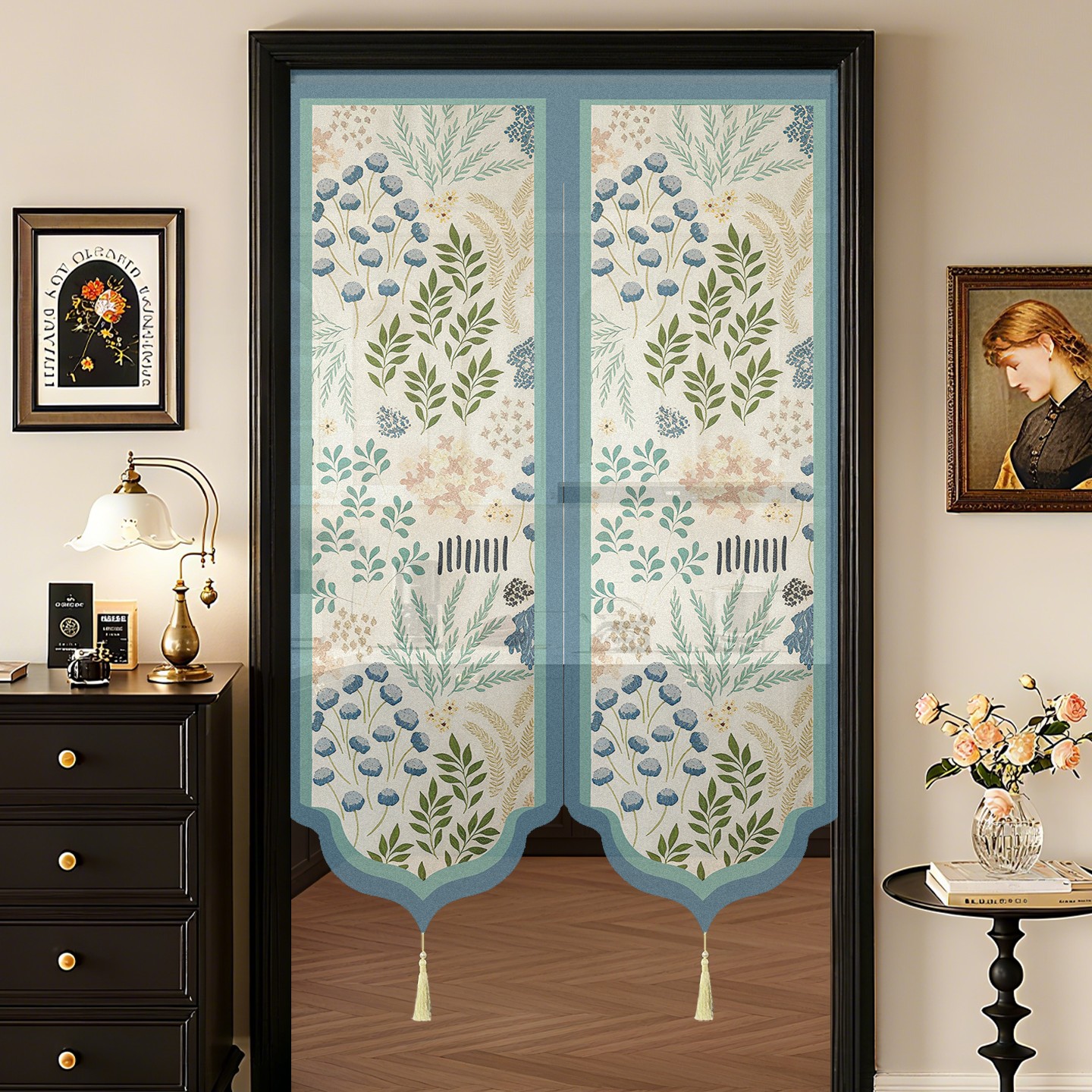 新款高档门帘超好看高级感轻奢氛围感遮挡风水化解隔断卧室客厅