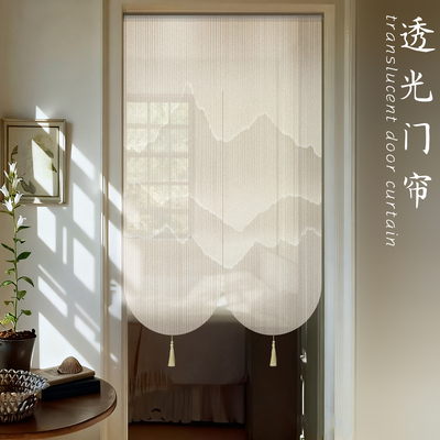 新款高档古风隔断遮挡门帘高级感轻奢风水化解卫生间卧室茶室四季