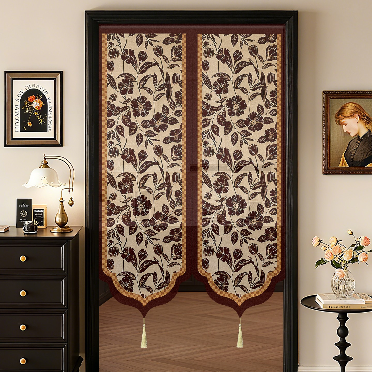 新款高档门帘超好看高级感轻奢氛围感遮挡风水隔断卧室客厅厨房