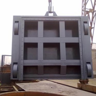 定 制平板钢闸适用河道农田水库渠道控制翻板闸门液压钢坝挡水坝