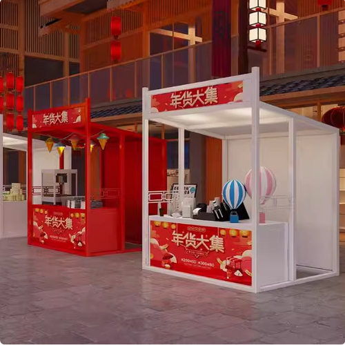 户外公园广场景区摆摊展示架夜市美食小吃架商场促销摊位架售货架