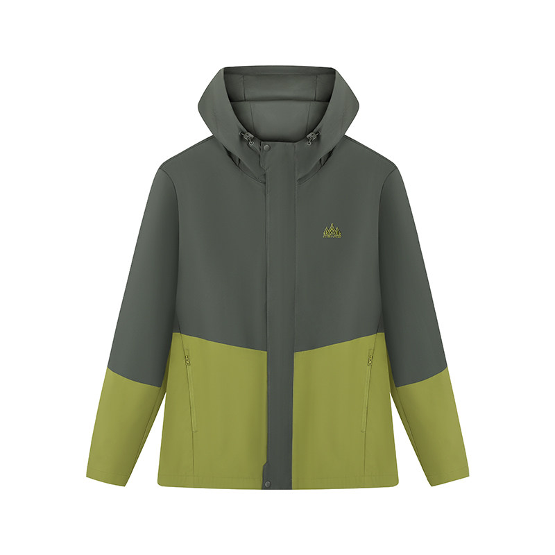 361度男式运动风衣外套防风保暖绒里户外冲锋上衣冬季552533602N