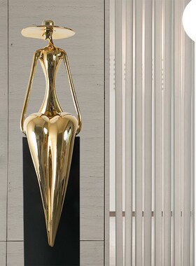 家之源摆件人物艺术雕塑入户玄关客厅隔断前台地台女性美容院禅意