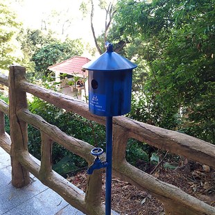 户外落地立c式吸烟区烟灰柱烟灰缸公共场所灭烟筒皿烟蒂烟头收集