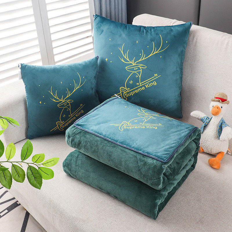 加绒加厚抱枕被子m两用抱枕被子二合一车载卡通办公室午睡小被子,居家布艺,抱枕被,淘宝优惠券,粉丝福利购,淘宝优惠卷