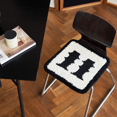 莫语 竹趣园防滑簇n绒椅垫 家用四季办公室防凉久坐学生多功能坐