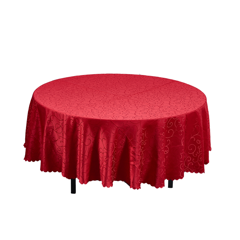 酒店桌布欧式布艺餐厅饭店u台布家用餐桌布茶几大圆桌桌布圆形桌