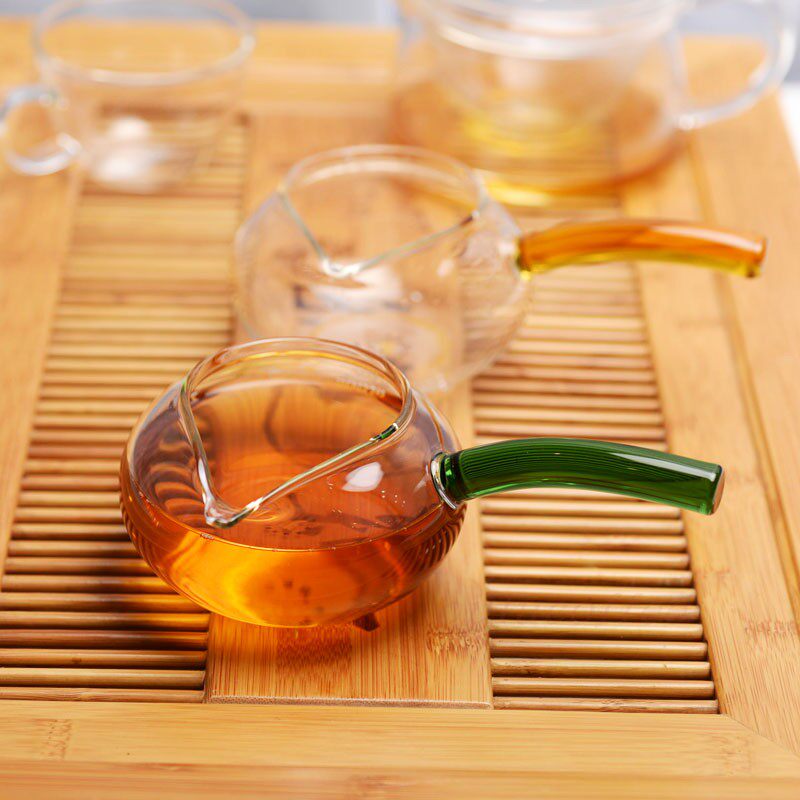 公道杯加a厚玻璃耐热透明泡茶过滤功夫茶具配件茶海分茶器300毫升