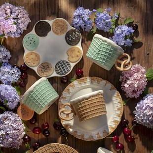 咖啡杯陶瓷杯g子设计感小众西式杯碟盘可爱精致下午茶茶具套装餐