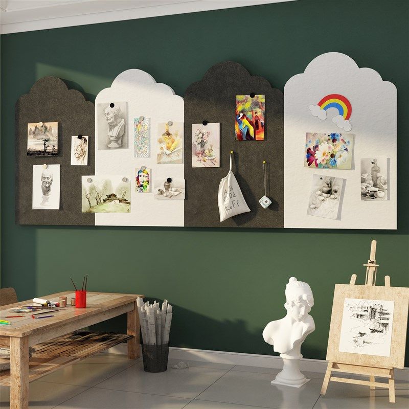毛毡作品展示板画室布置装饰美术幼儿园环创O主题成品教文化墙贴,家居饰品,文化墙贴,淘宝优惠券,粉丝福利购,淘宝优惠卷
