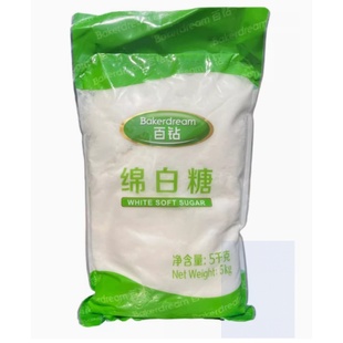 百钻优级绵白糖5kg*6袋大包装 精制食糖厨房调味蛋糕面包烘焙原料