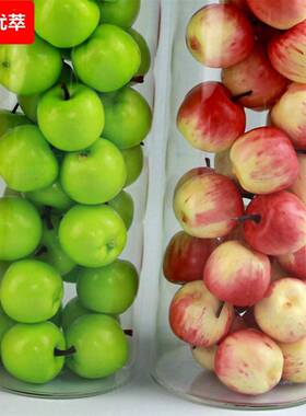 仿真迷你小水果蔬菜食品模型五谷杂粮玻璃密封罐干果橱柜装饰摆设