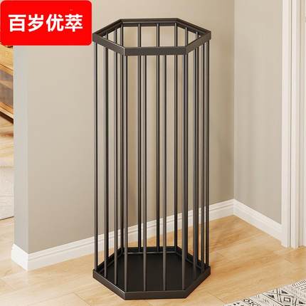 入户门口长柄雨伞架收纳架家用大容量沥水伞具整理桶折叠伞放置桶