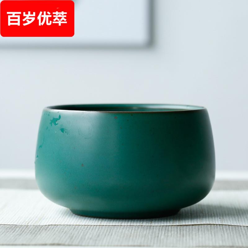 轻奢桌面垃圾桶垃圾盒家用餐桌上垃圾盘盆陶瓷客厅茶几收纳果皮缸