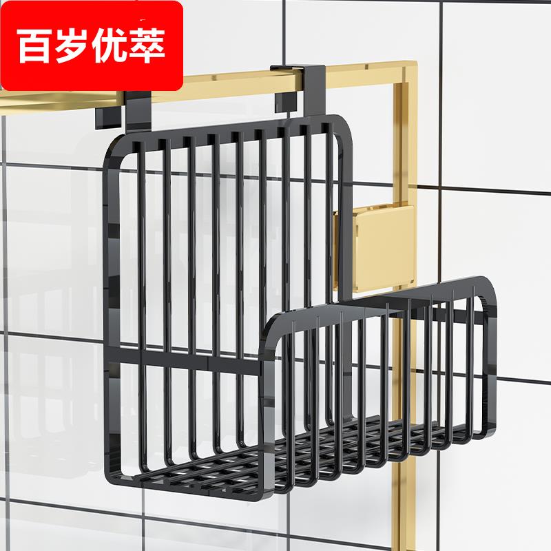 沐浴房挂架免打孔卫生间置物架冲凉房洗澡间挂钩收纳浴室悬挂挂篮