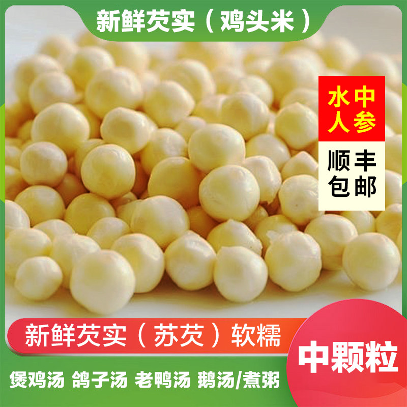 苏州中颗粒鸡头米新鲜芡实