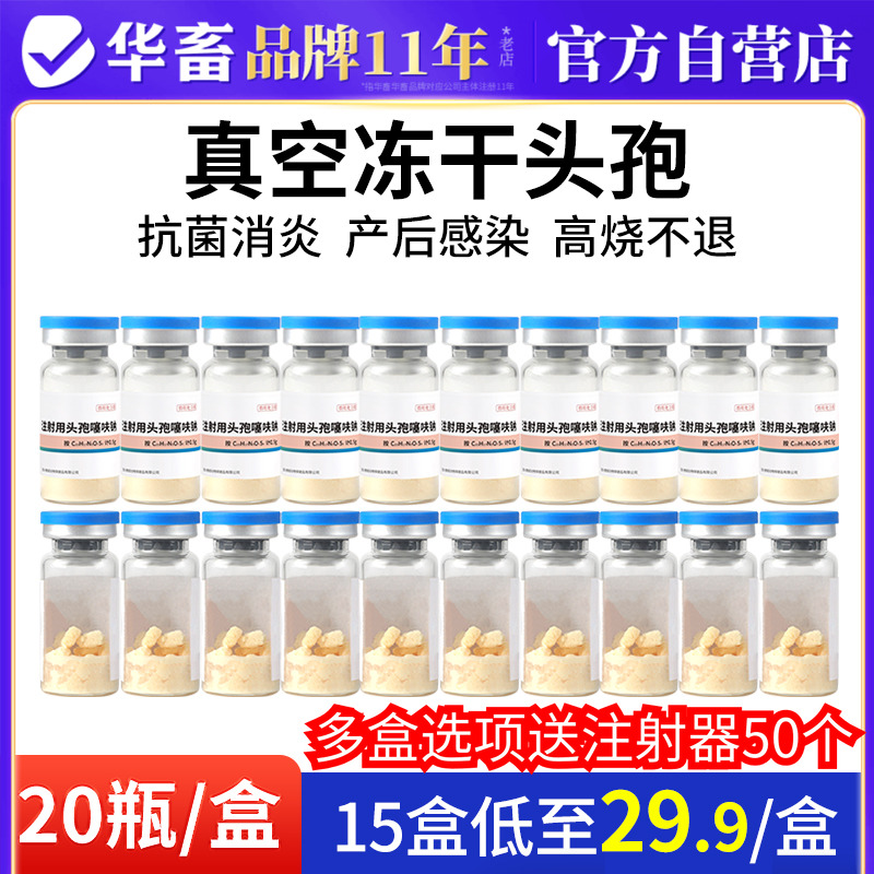 华畜兽用真空冻干头孢负压自吸