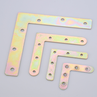 90度连接件直角L角码 d铁角码 T角铁支架桌椅固定件加固平 10只