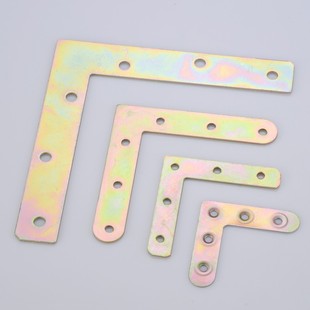 90度连接件直角L角码 铁角码 TJ角铁支架桌椅固定件加固平 10只