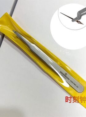 瑞士原装进口BERGEmON 7026-PMC-2A 直角90时分秒针镊子 防磁性