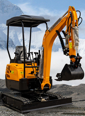 海拓HT18全液压先导农用挖机 迷你Excavator 家用小挖机