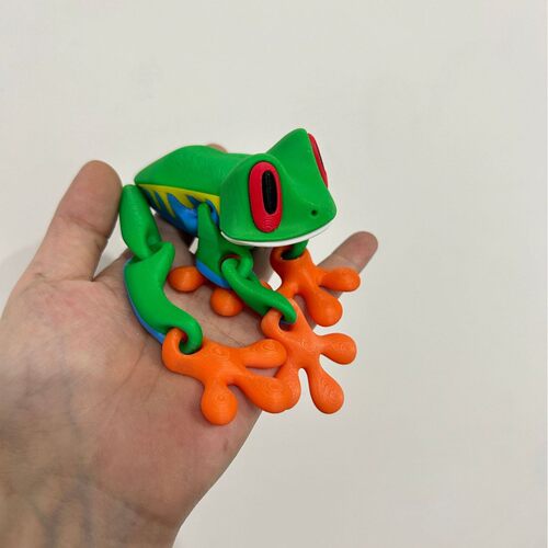 3D打印磁吸青蛙摆件树蛙冰箱贴小青蛙模型儿童解压玩具小红书