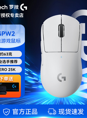 罗技G PRO X 无线双模机械电竞游戏鼠标gpw狗屁王二代电脑外设