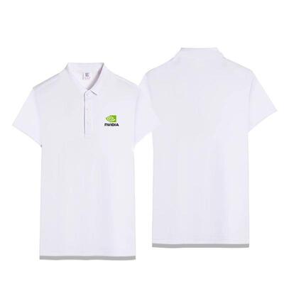 NVIDIA英伟达人工智能芯片定制工装冰丝速干翻领POLO衫夏季男女