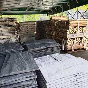 PU石厂家轻质仿真电视背景墙毛面凹凸面酒店内外墙pu蘑菇石石材