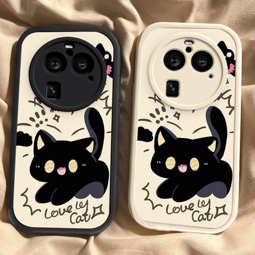 惊吓猫咪适用oppofindx6pro手机壳findx6新款find硅胶x6por套oppo全包oppox防摔网红oppofandx男opx女软0pp0