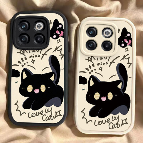 惊吓猫咪适用可爱猫眯一加ACEpro手机保护壳1加ace新款pro保护套oneplusACEpro硅胶1+男aecpro女oppo防摔acep
