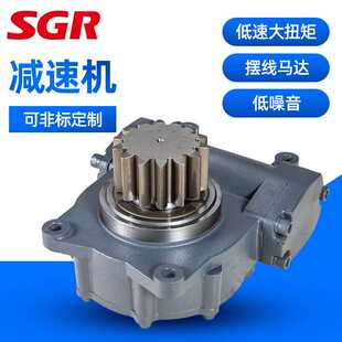直角卧式 SGR蜗轮蜗杆硬齿面叉车属具用减速机 减速器机械传动件