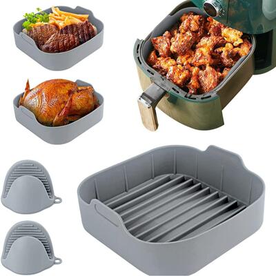空气炸锅配件 Instant Pot硅胶烤盘硅胶锅Air Fryer Silicone Pot