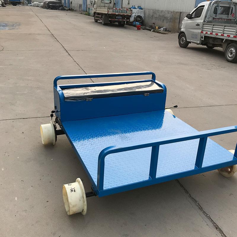 电动轨道平板车可遥控带刹车载重大尼龙轮轨道轨道工具车