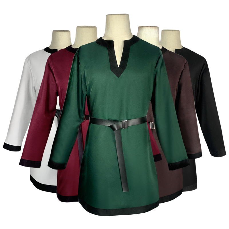【现货】中世纪骑士服长袖T恤cos